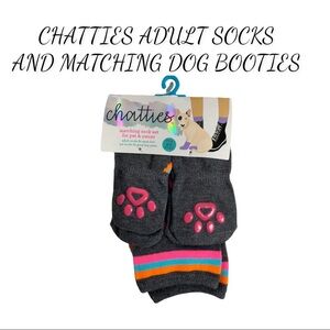 NWT Matching Adult Sock Set For Pet & Owner